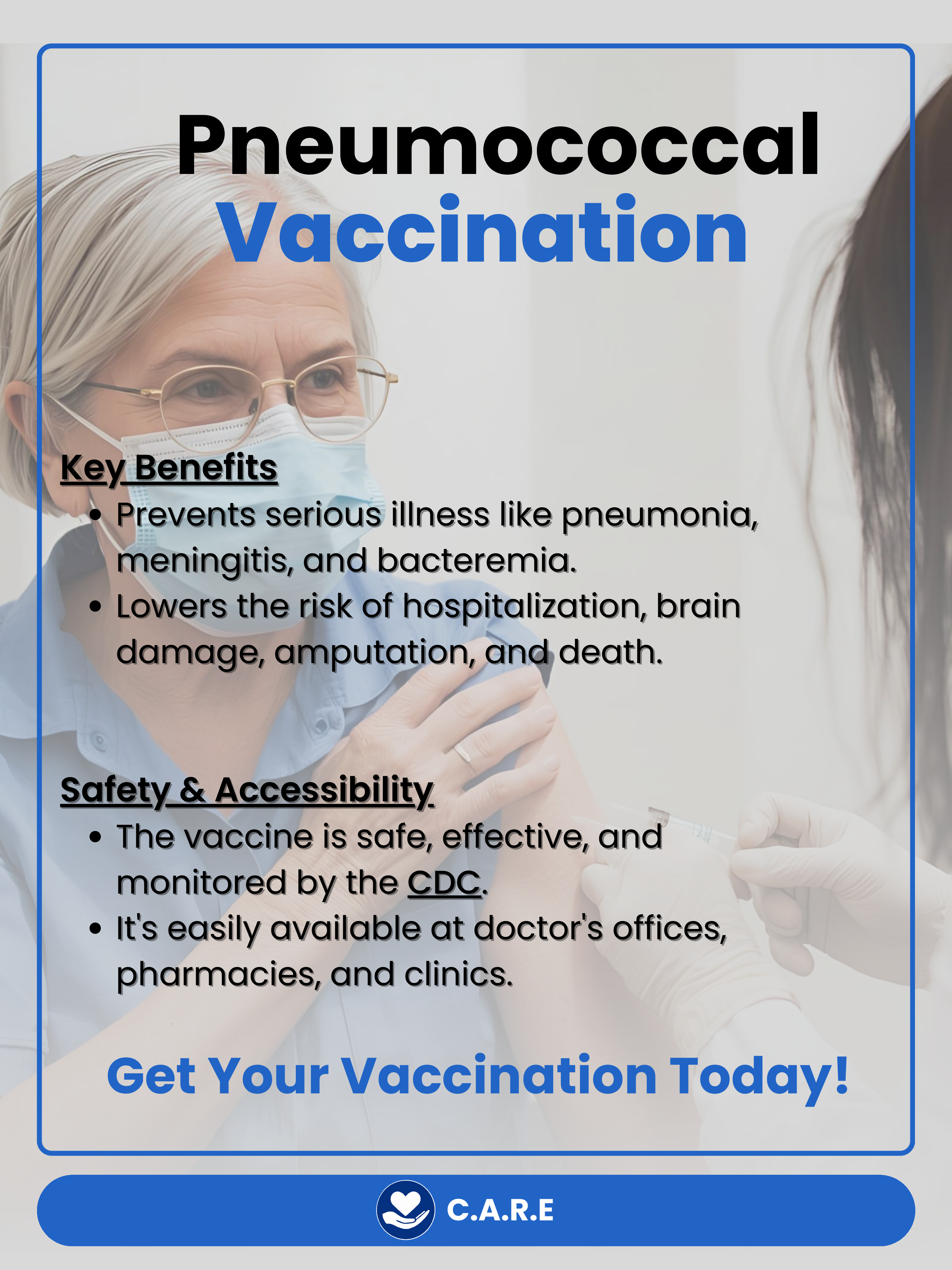 Pneumococcal Vaccination poster preview